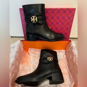 Tory Burch Ankle Moto Boots - Size 36